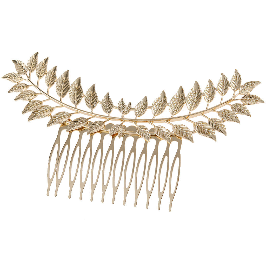 Wholesale Hollowed Out Leaf Splicing Alloy Hair Clips